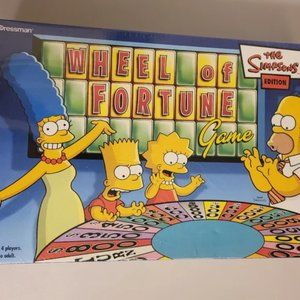 The Simpsons Wheel of Fortune Board Game - New